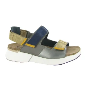 Naot Odyssey Active Sandal (Women) - Sterling/Foggy Gray/Polar Sea/Marigold All-day Comfort Vegan