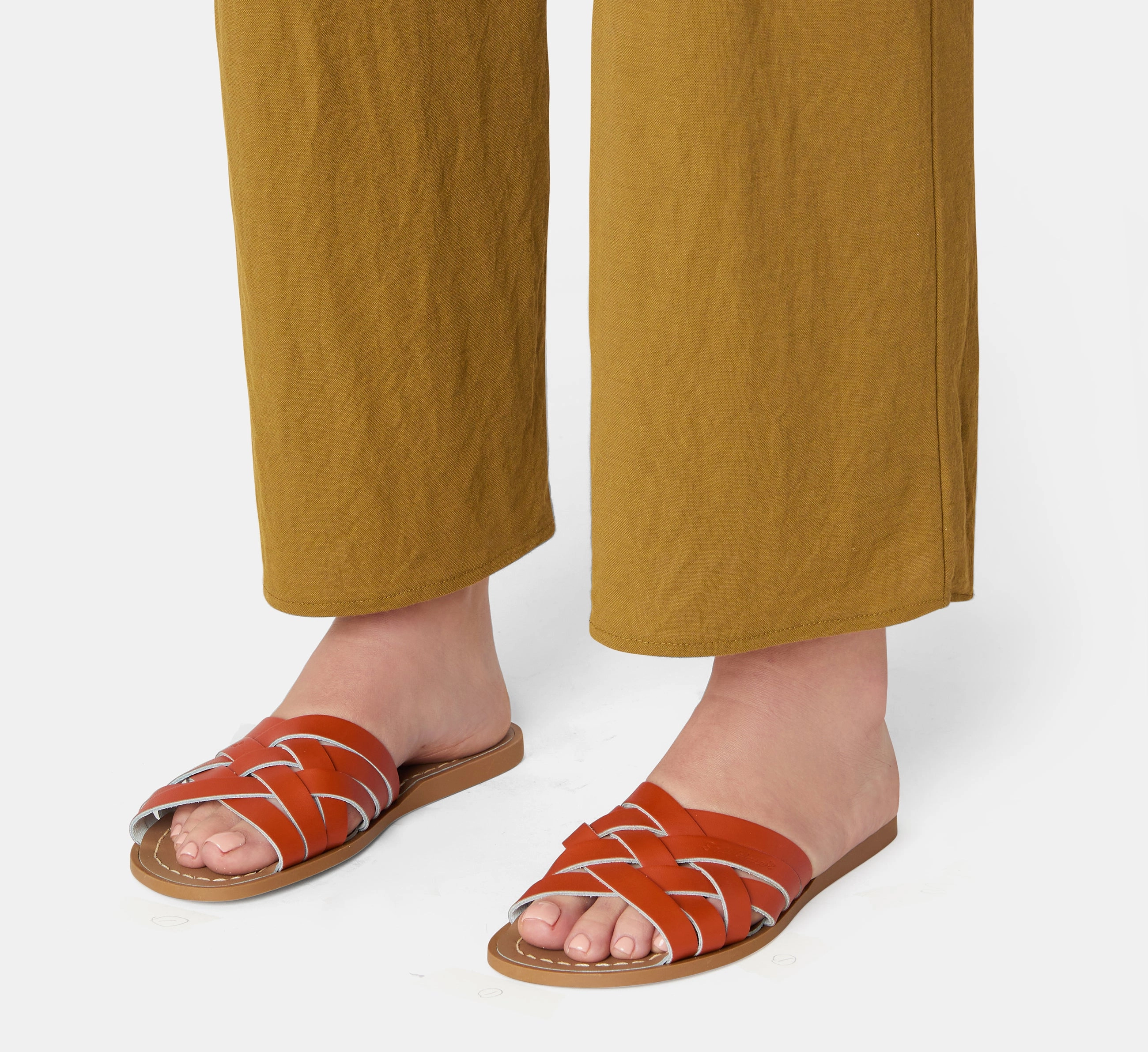 Grip Support Retro Slide Paprika Womens Sandal