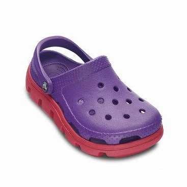 Crocs Kids Ultraviolet/Raspberry Water Sneaker SHoes Pressure Zoned Cushioning