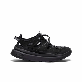 Rapid Evaporation Fabric Minimal Bulk Men's WK450 Walking Sandal  |  Black/Black
