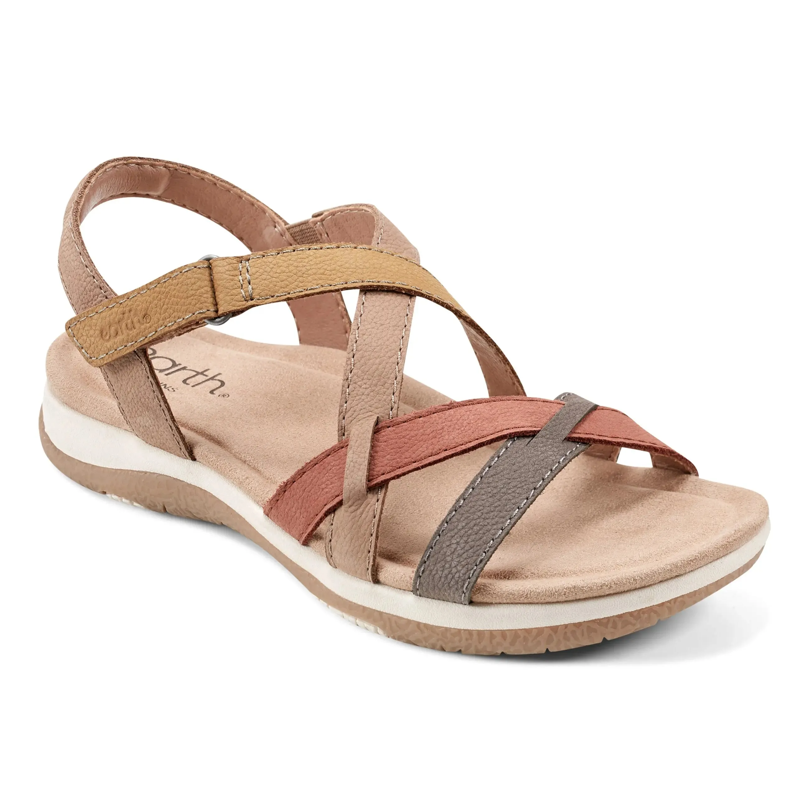 Functional Sterling Casual Strappy Round Toe Flat Sandals