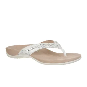 Comfortable Feel Vionic Lucia Sandal (Women) - White Leopard Snake Syn