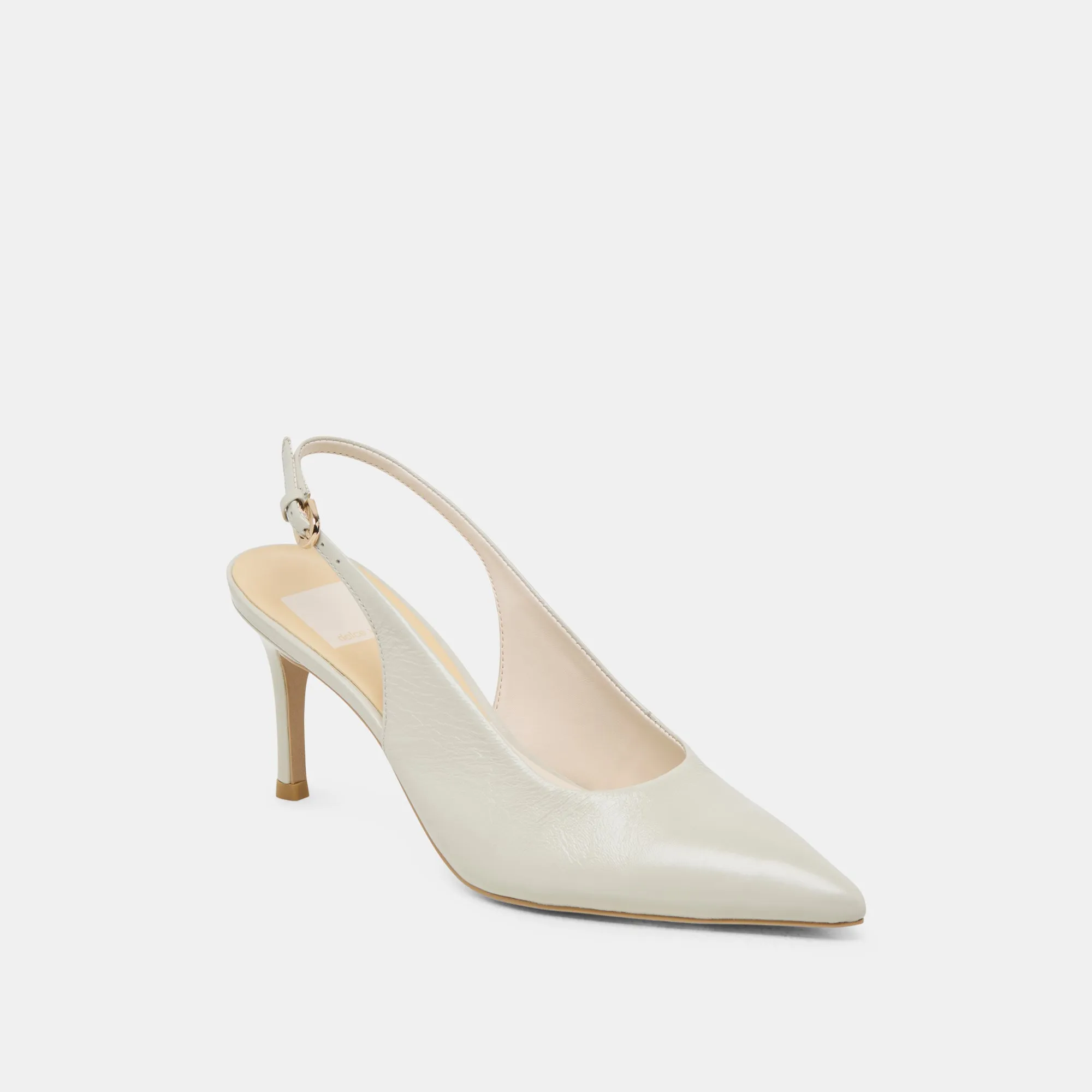 Noise   Reducing Outdoor Walking ELASI HEELS LIGHT SAGE LEATHER