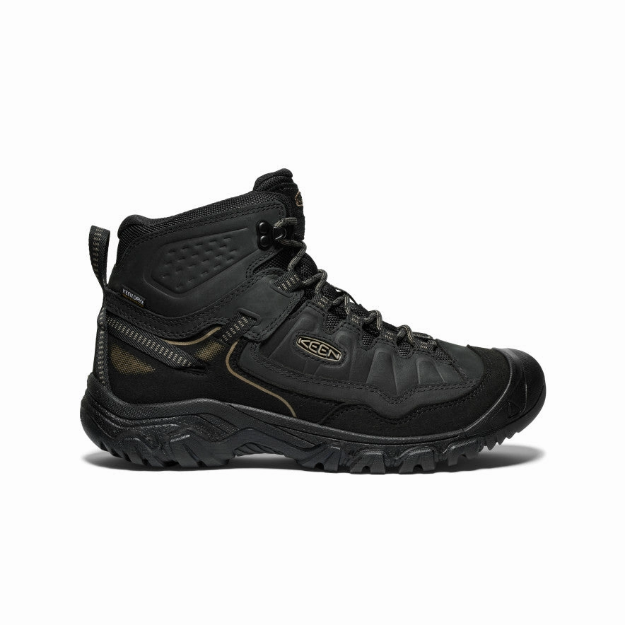 Men's Targhee IV Wide Waterproof Hiking Boot  |  Triple Black Air Flow