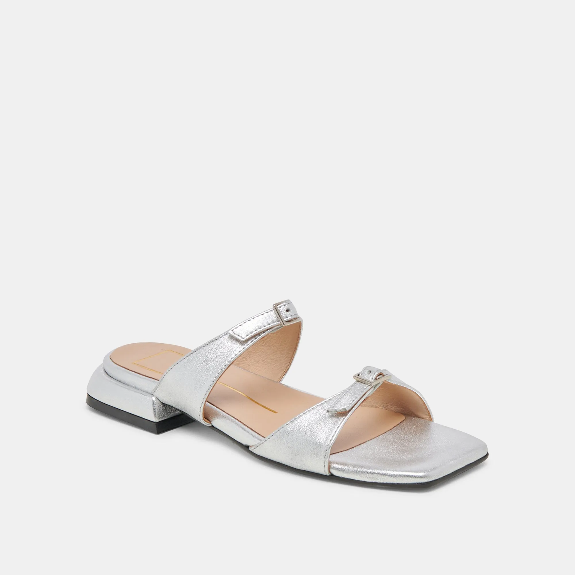 grip - strength - level narrow - fit LAVERN SANDALS SILVER METALLIC LEATHER