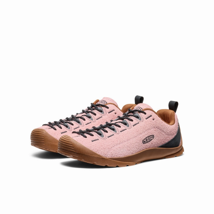 Women's Jasper Sneaker x Highsnobiety  |  Pink/Gum Synthetic Leather Blend back - zip