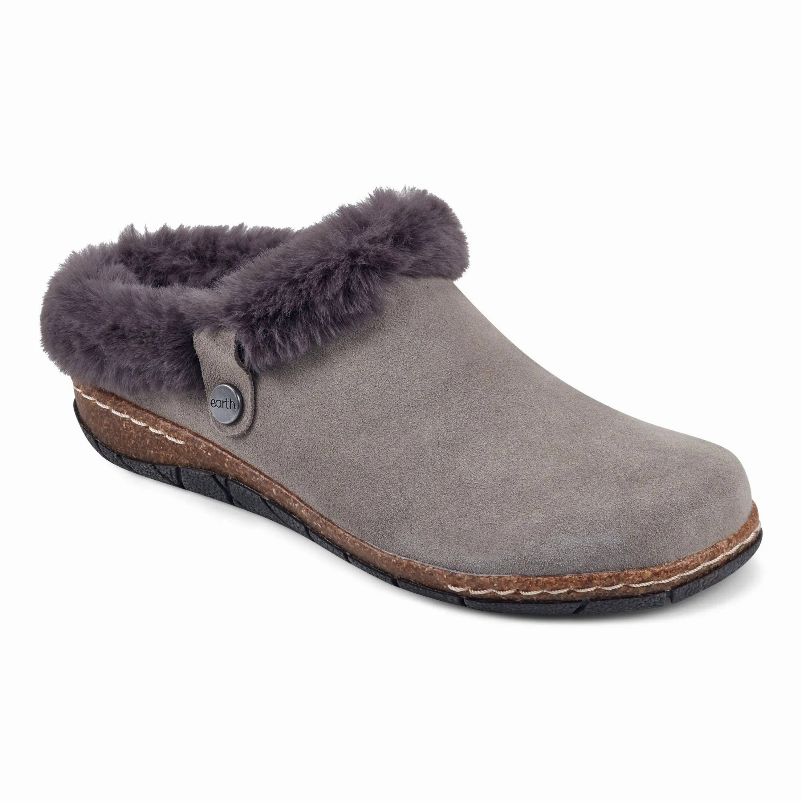 Elena Cold Weather Round Toe Casual Slip-on Clogs Harbor Pier