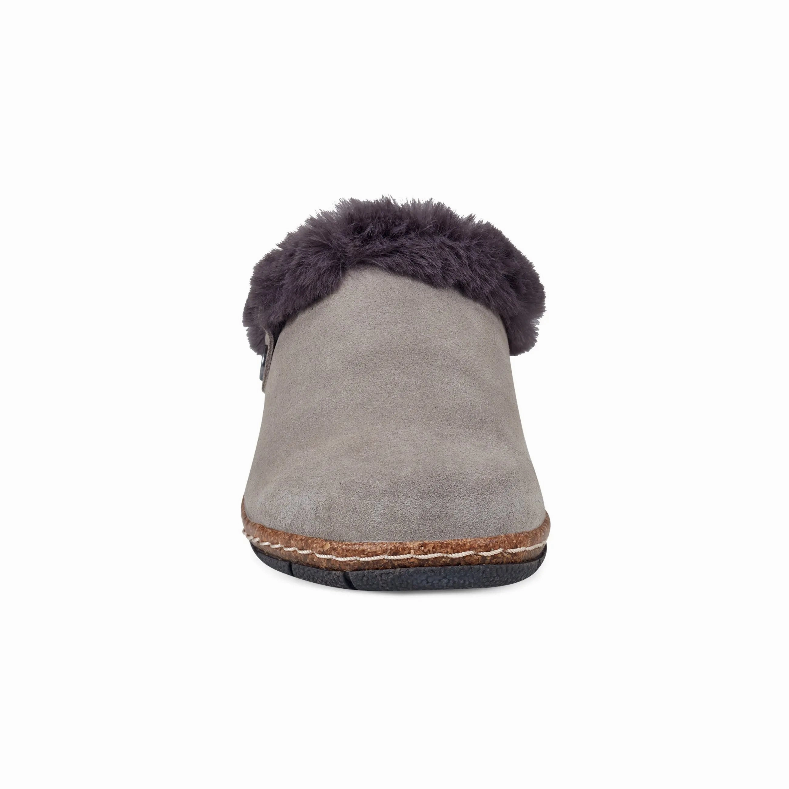 Elena Cold Weather Round Toe Casual Slip-on Clogs Paris Touch Work Ready