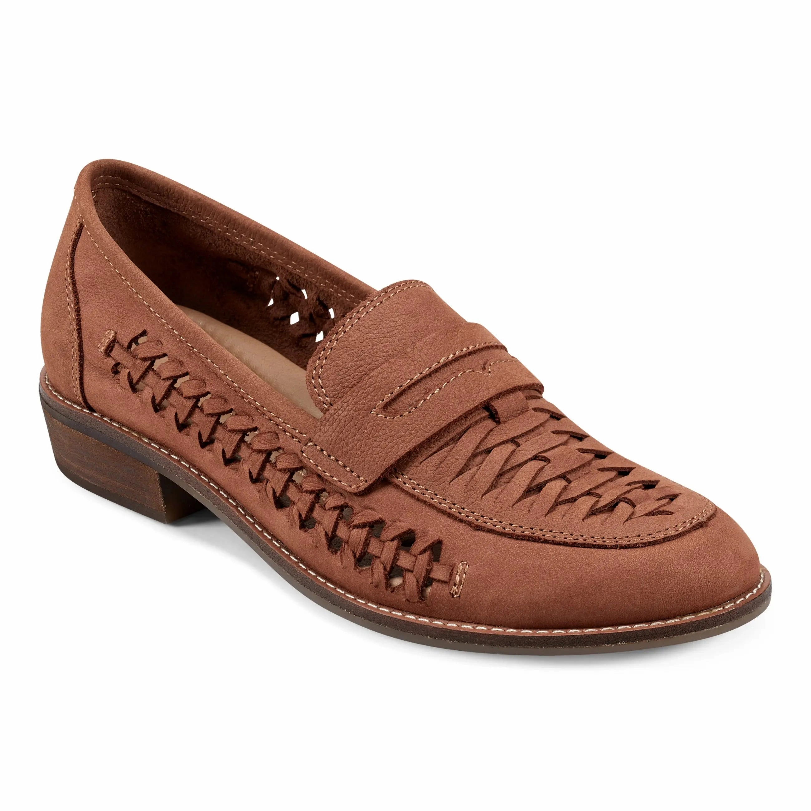 Ella Round Toe Slip-on Casual Flat Loafers Garden Glow