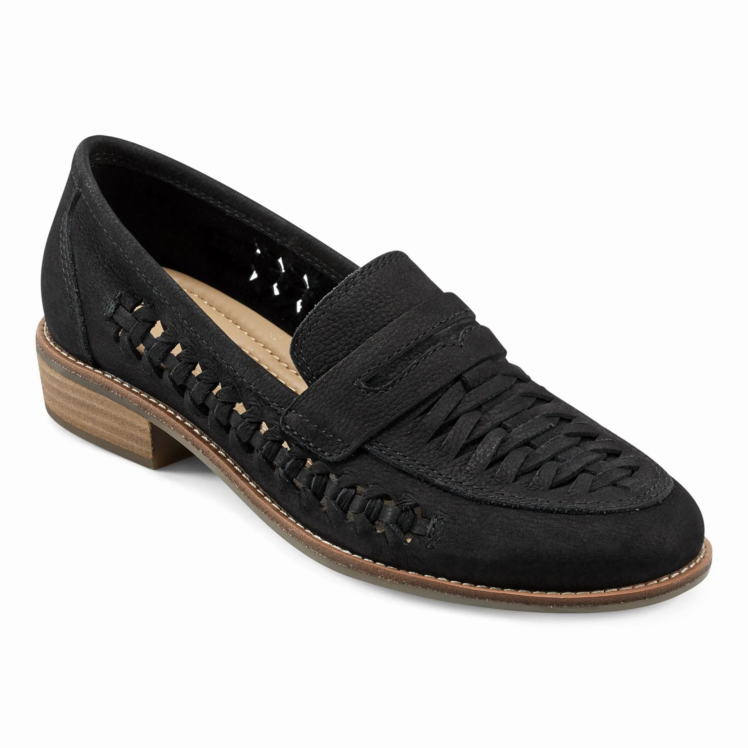 EVA sole Ella Round Toe Slip-on Casual Flat Loafers