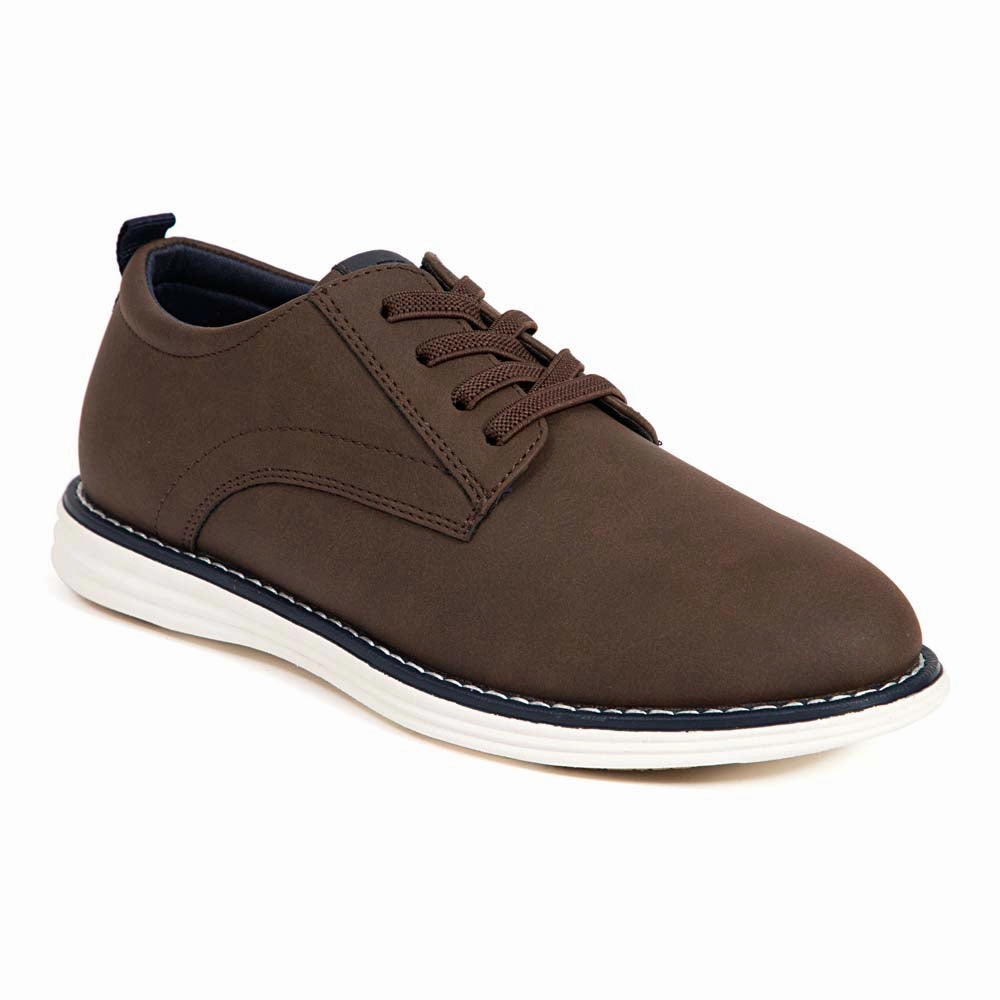 Structured Upper Working Professional Breathable Feel Work Routine Kids' Dapper Jr in Brown