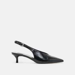 ALENNA HEELS MIDNIGHT CRINKLE PATENT Wear ease