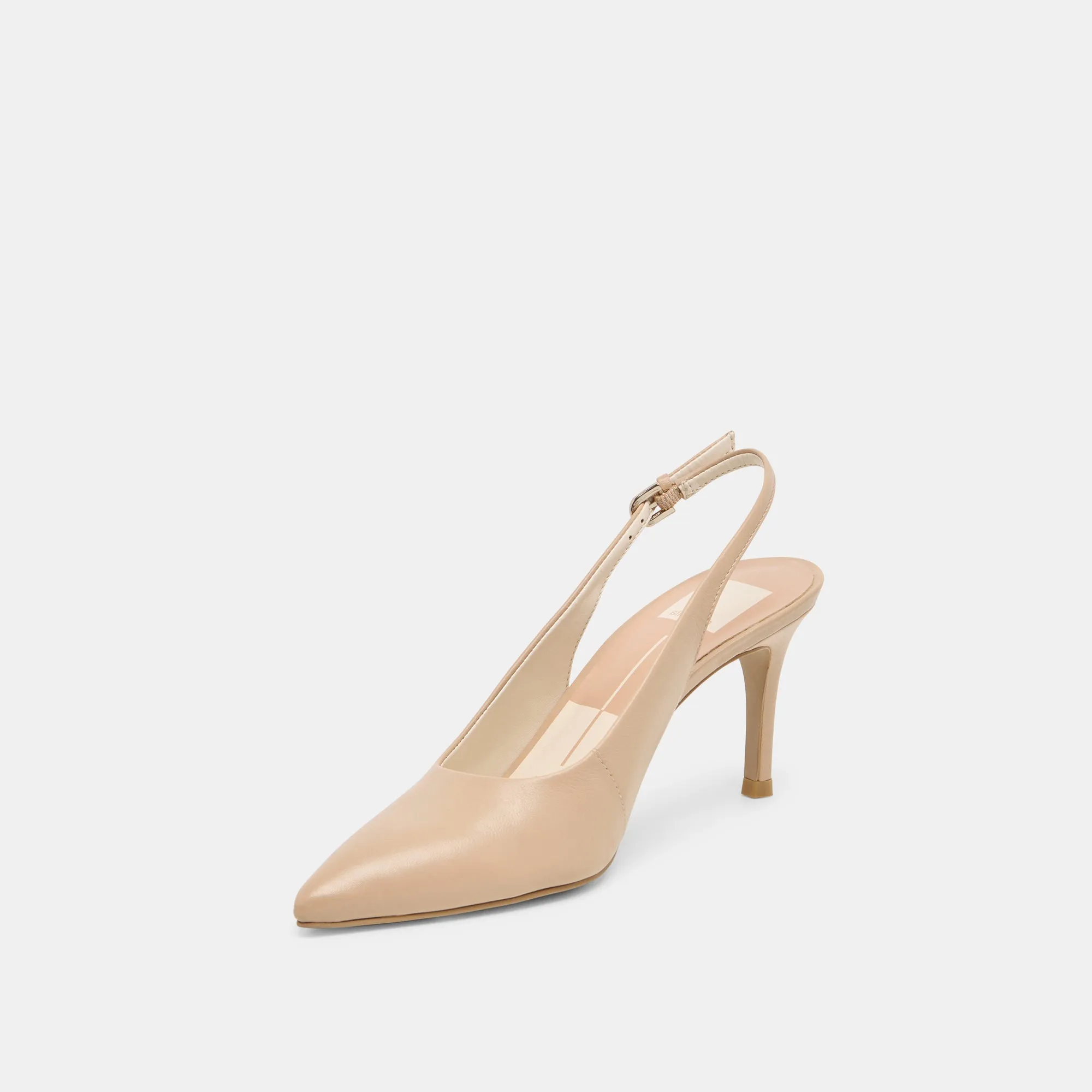 Supportive arch ELASI HEELS BEIGE CRINKLE PATENT