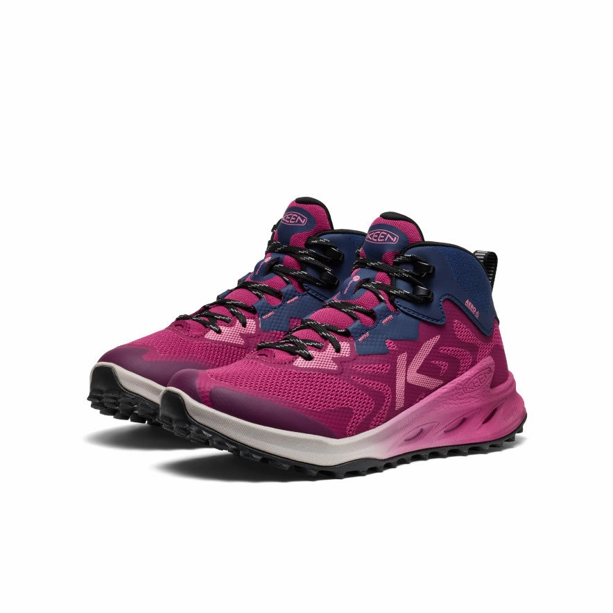 Women's Zionic NXT Waterproof Hiking Boot  |  Beaujolais/Pink Lemonade synthetic leather