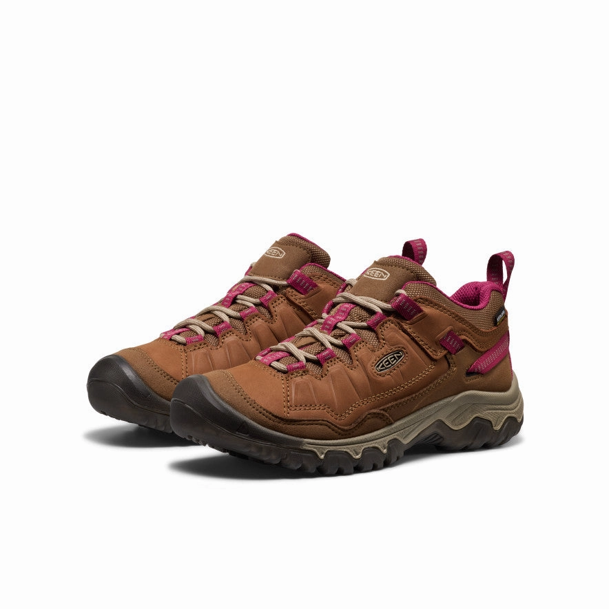 shape Women's Targhee IV Waterproof Hiking Shoe  |  Bison/Beaujolais
