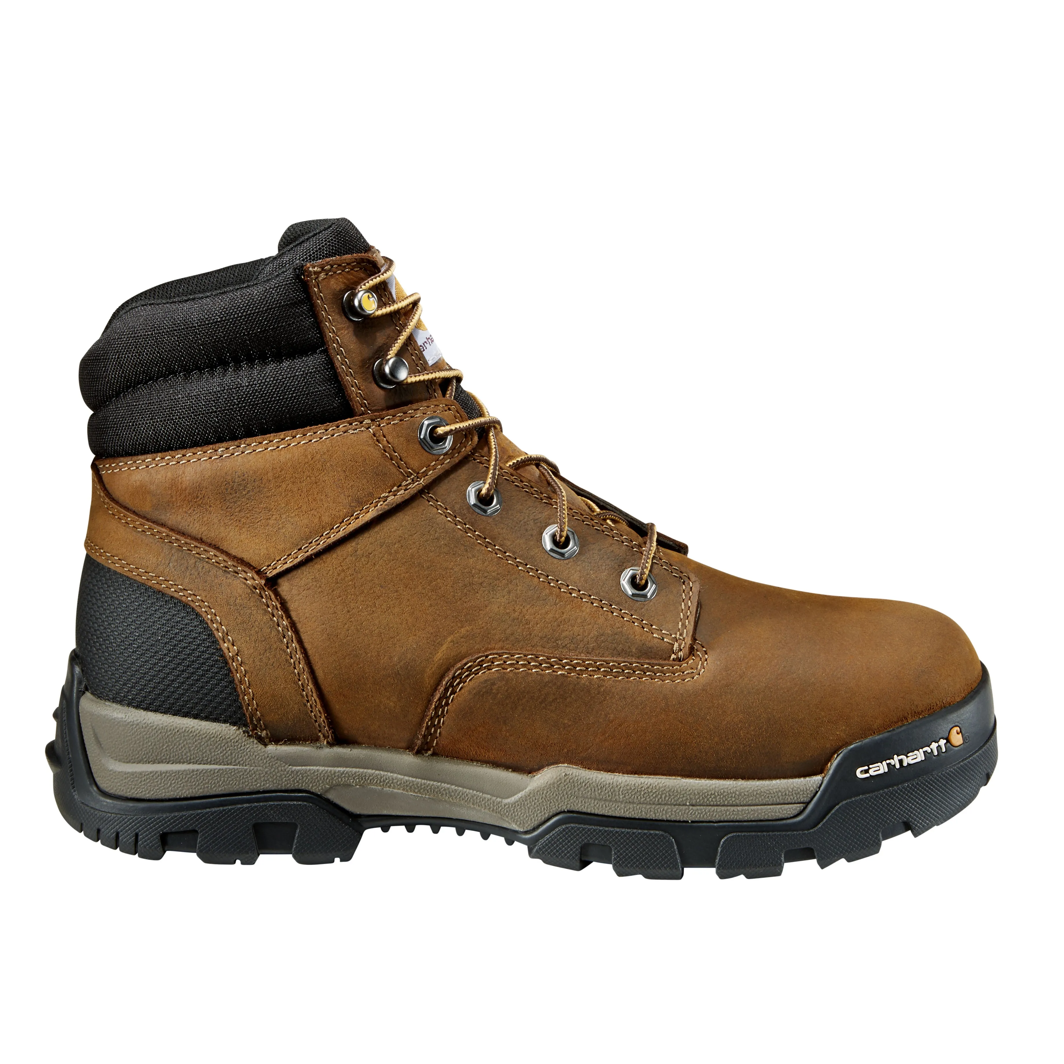 Anti Static Midsole beginner-friendly Men's Ground Force Waterproof Leather Work Boots CME6047