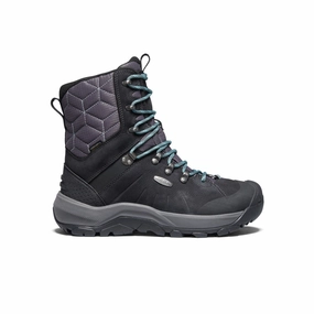 Padded Interior Snow Trekker Women's Revel IV High Polar Waterproof Boot  |  Black/North Atlantic