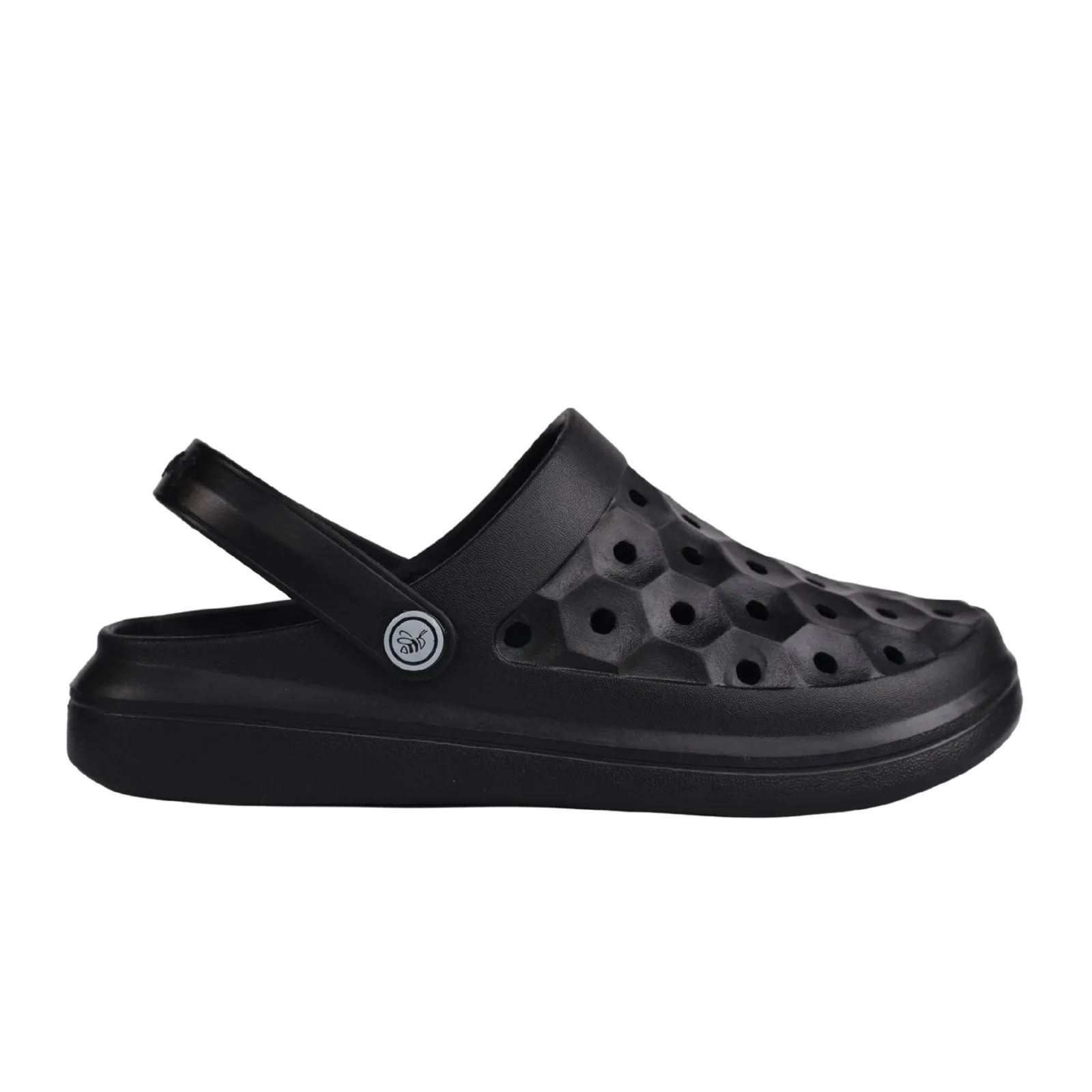 Joybees Varsity Clog (Unisex) - Black Relaxation Ready