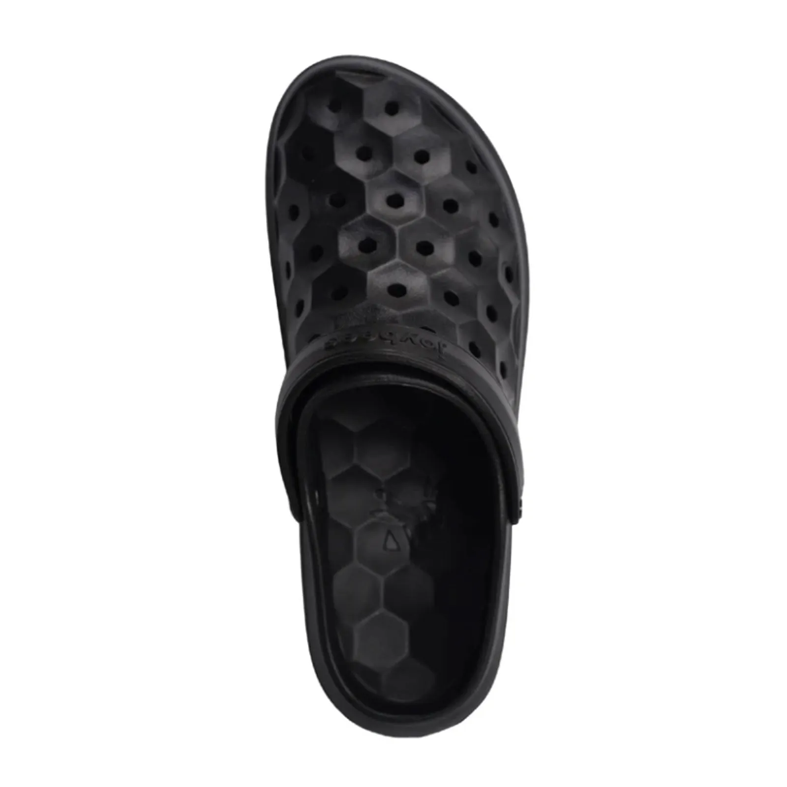 Joybees Varsity Clog (Unisex) - Black Thermal Regulation Layer Comfort Tongue