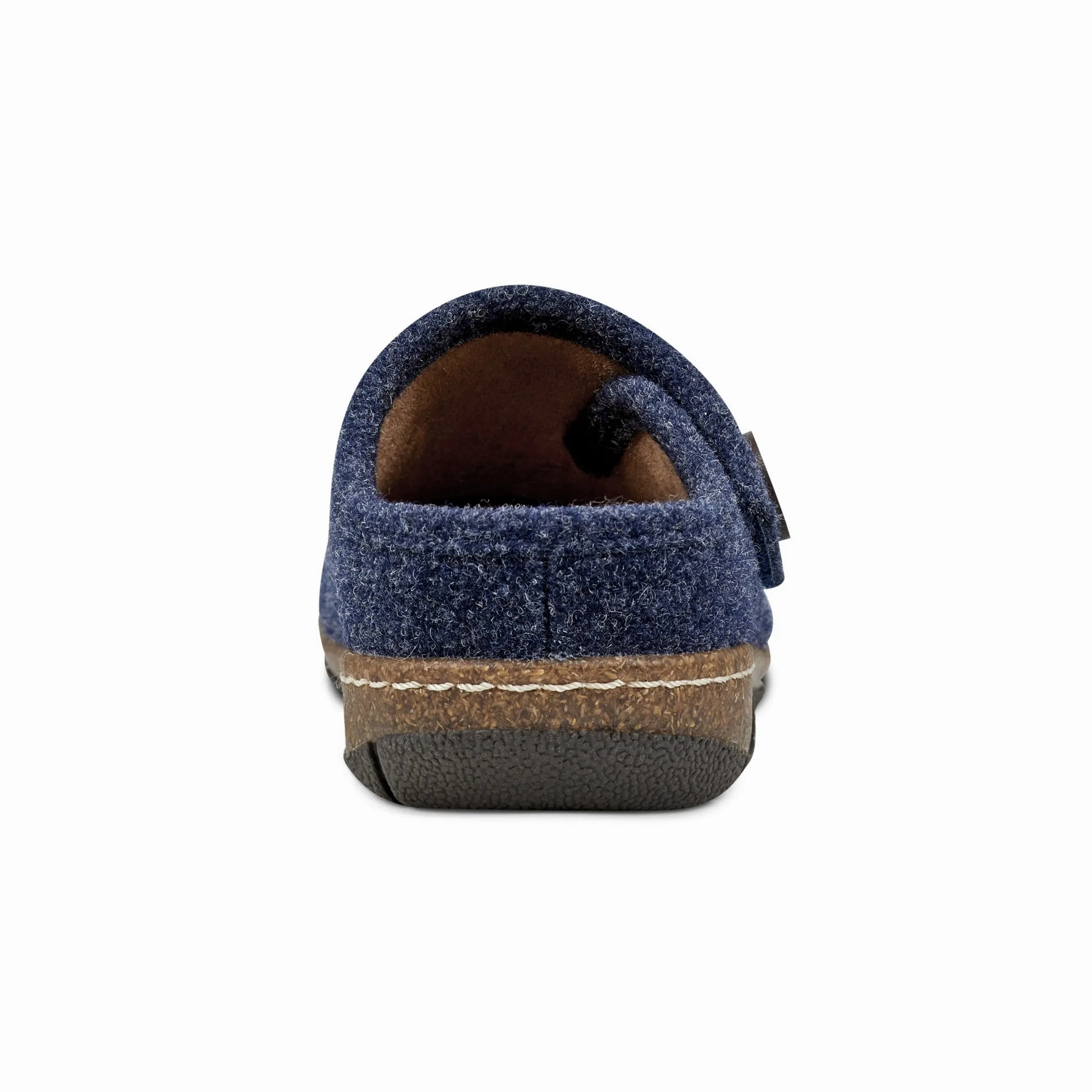 Ezra Round Toe Casual Slip-on Flat Clogs Support Step
