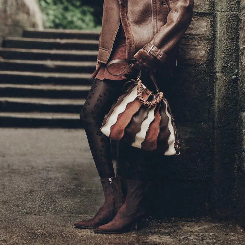 Shock-absorbent materials All-day Performance ARYA BOOTS DK BROWN STELLA SUEDE