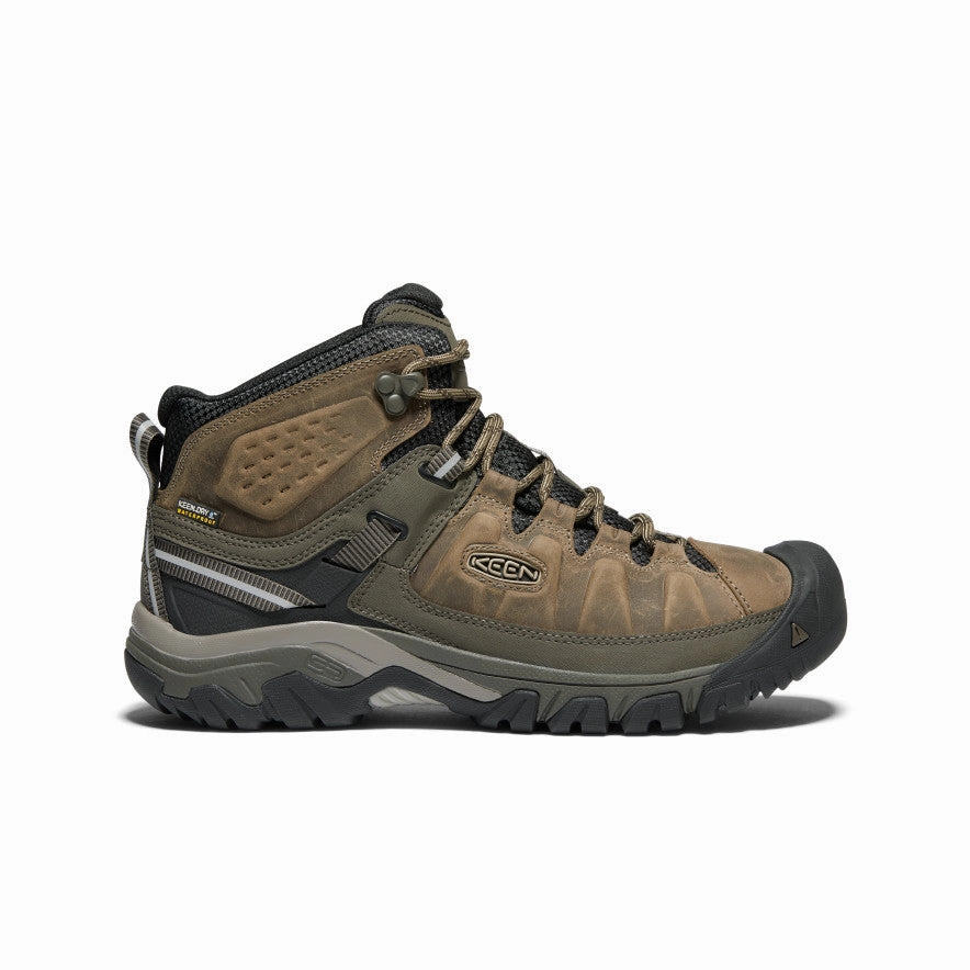 Cushioned Step River Crossing Tough Men's Targhee III Waterproof Mid  |  Bungee Cord/Black