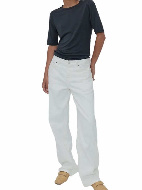 Casual Musthave Universal Style Everyday Jean in Milk