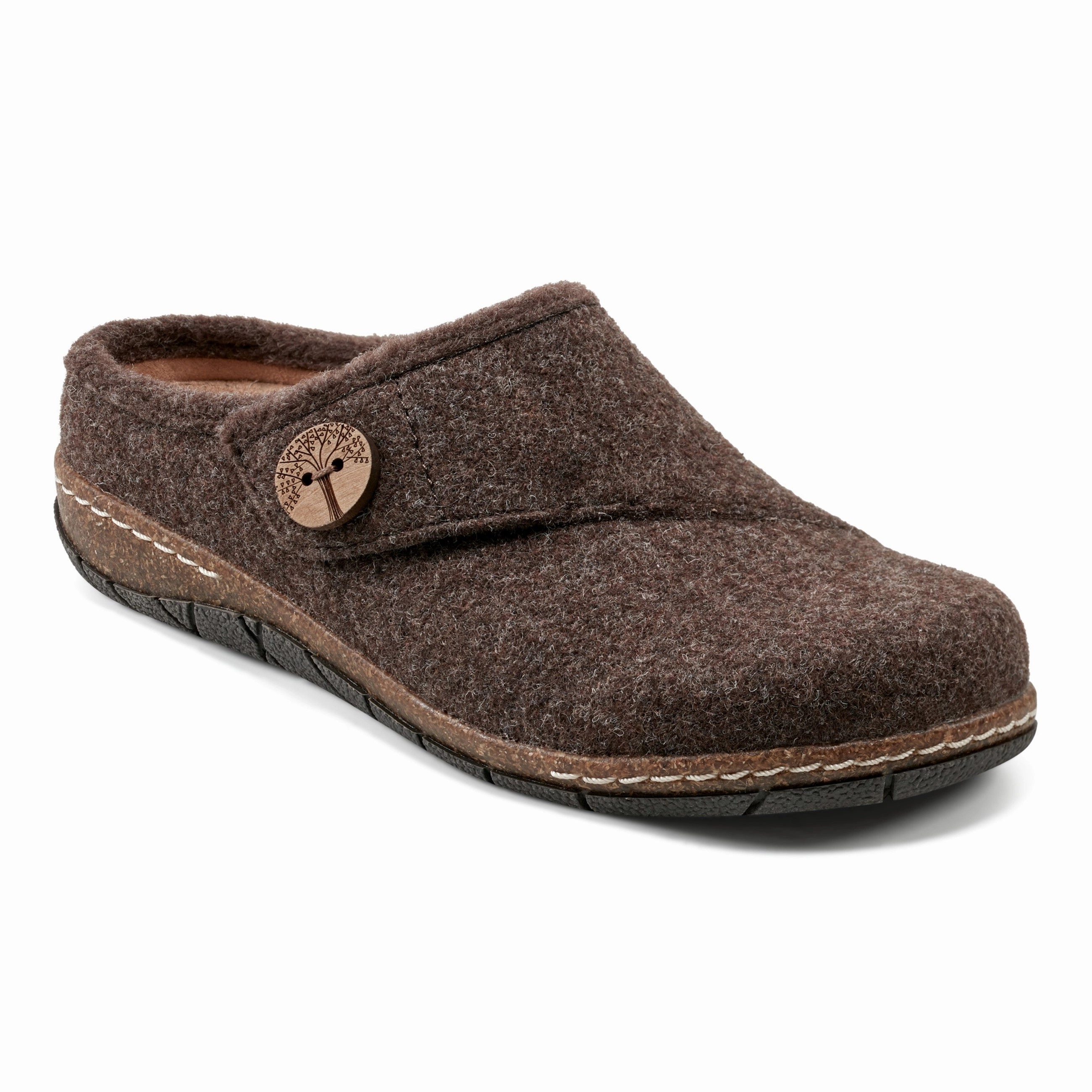 Ezra Round Toe Casual Slip-on Flat Clogs Friend Time