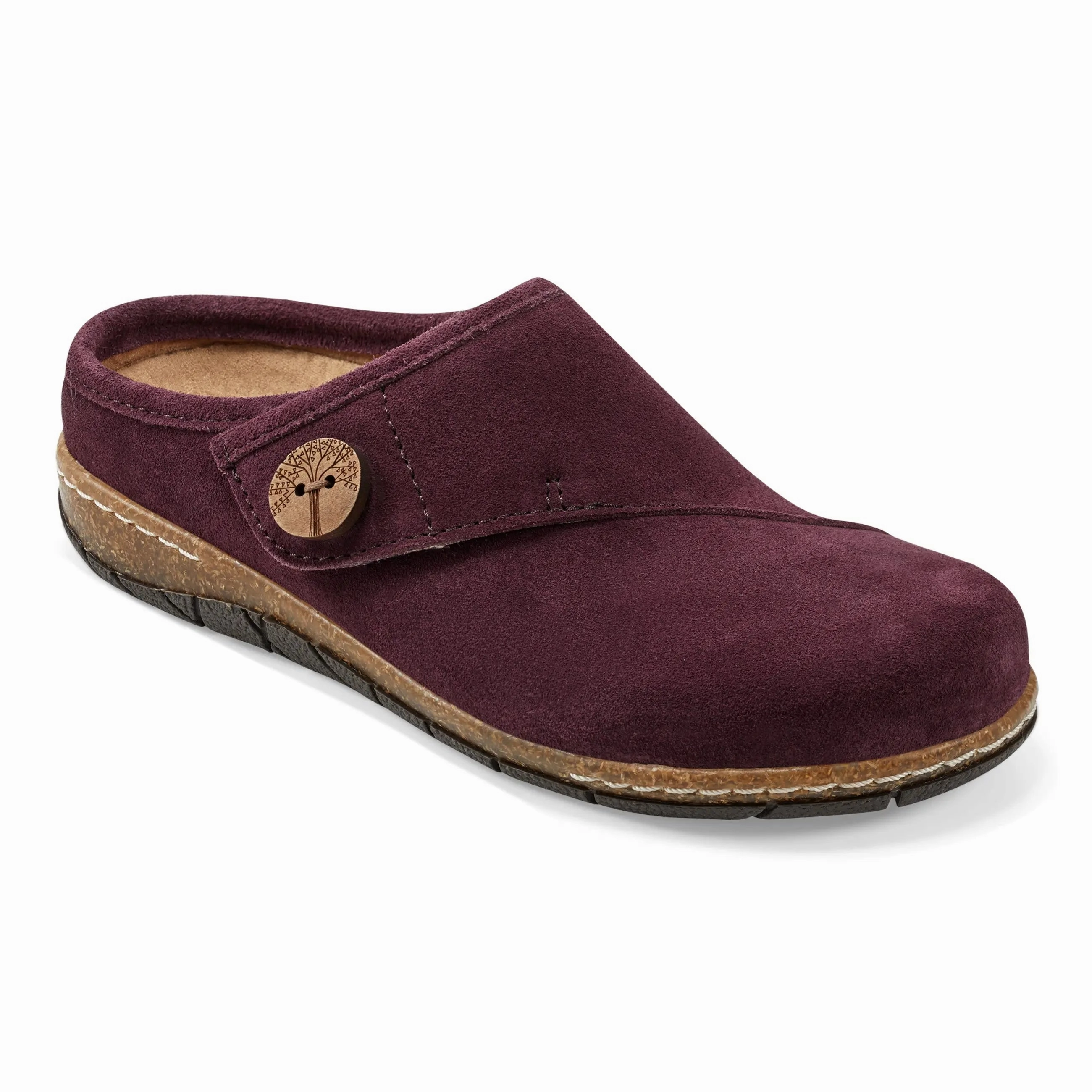 Light Comfort Fire Glow Ezra Round Toe Casual Slip-on Flat Clogs