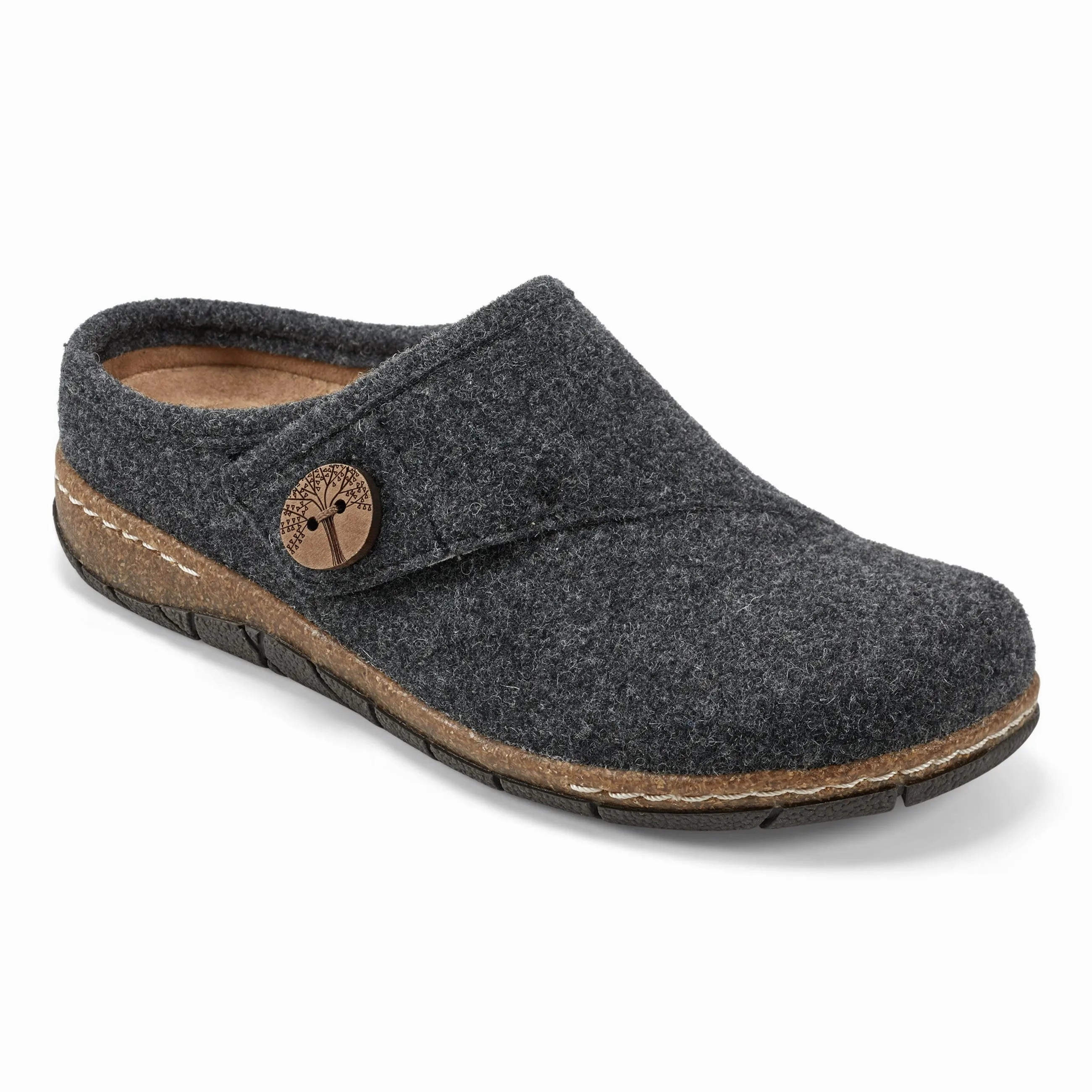 Cliff Walk Beer Fest Ezra Round Toe Casual Slip-on Flat Clogs