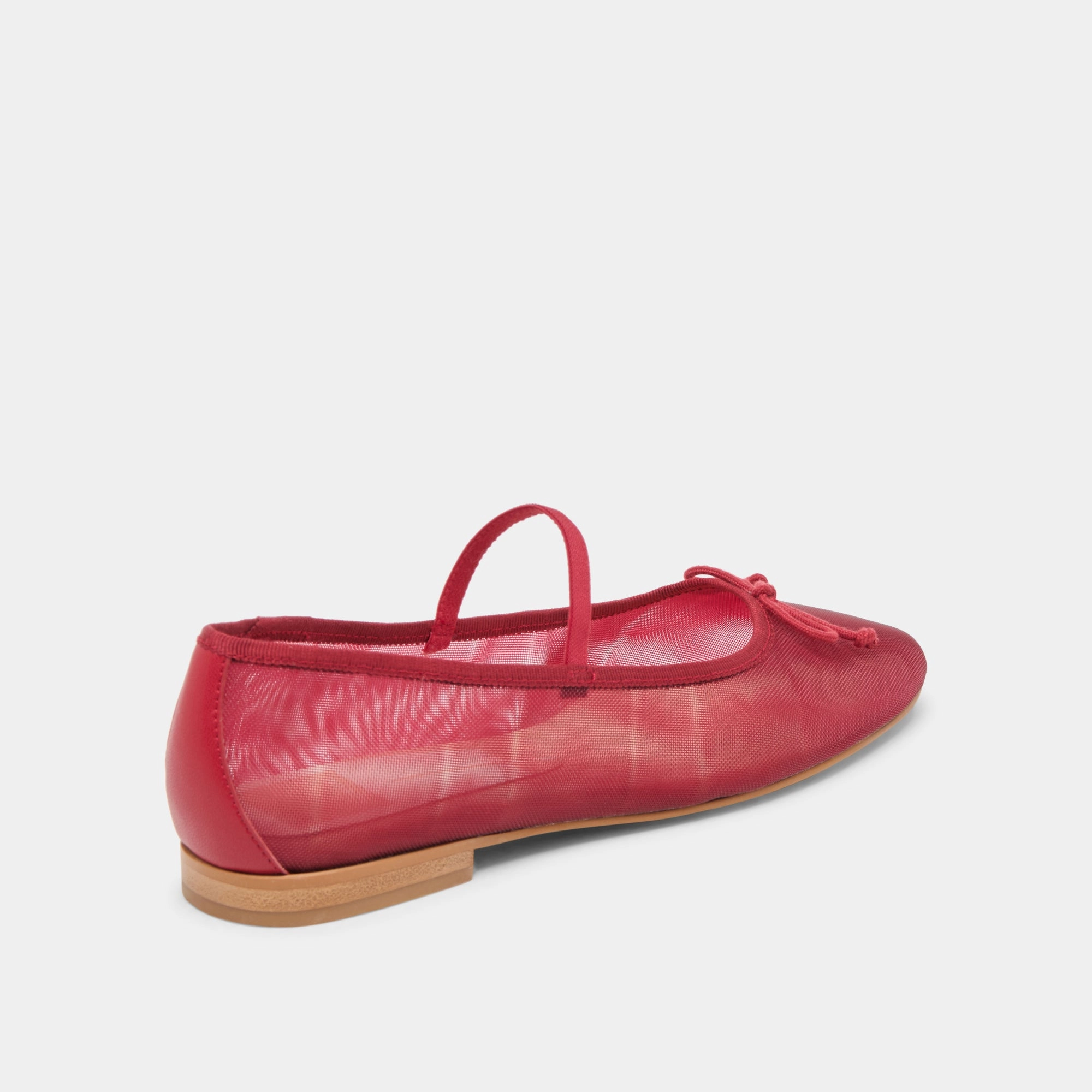CADEL BALLET FLATS CRIMSON MESH Polished Step