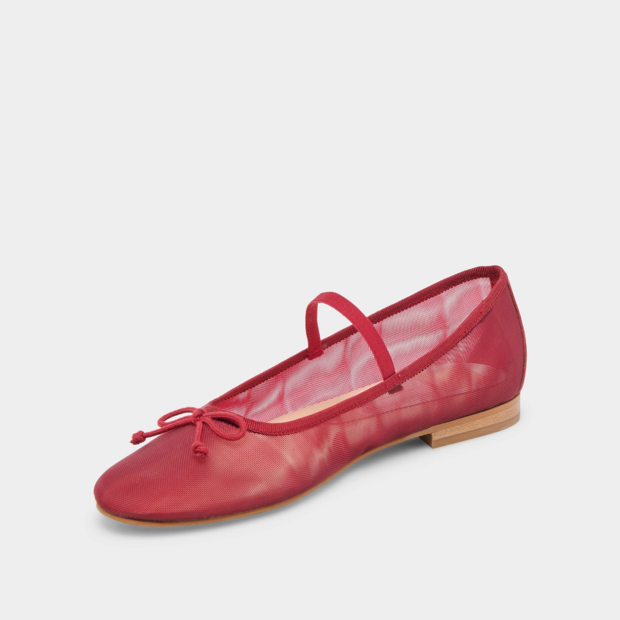 CADEL BALLET FLATS CRIMSON MESH Iconic Appeal