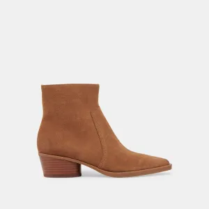FAHARI H2O BOOTIES BROWN SUEDE Flex Grip