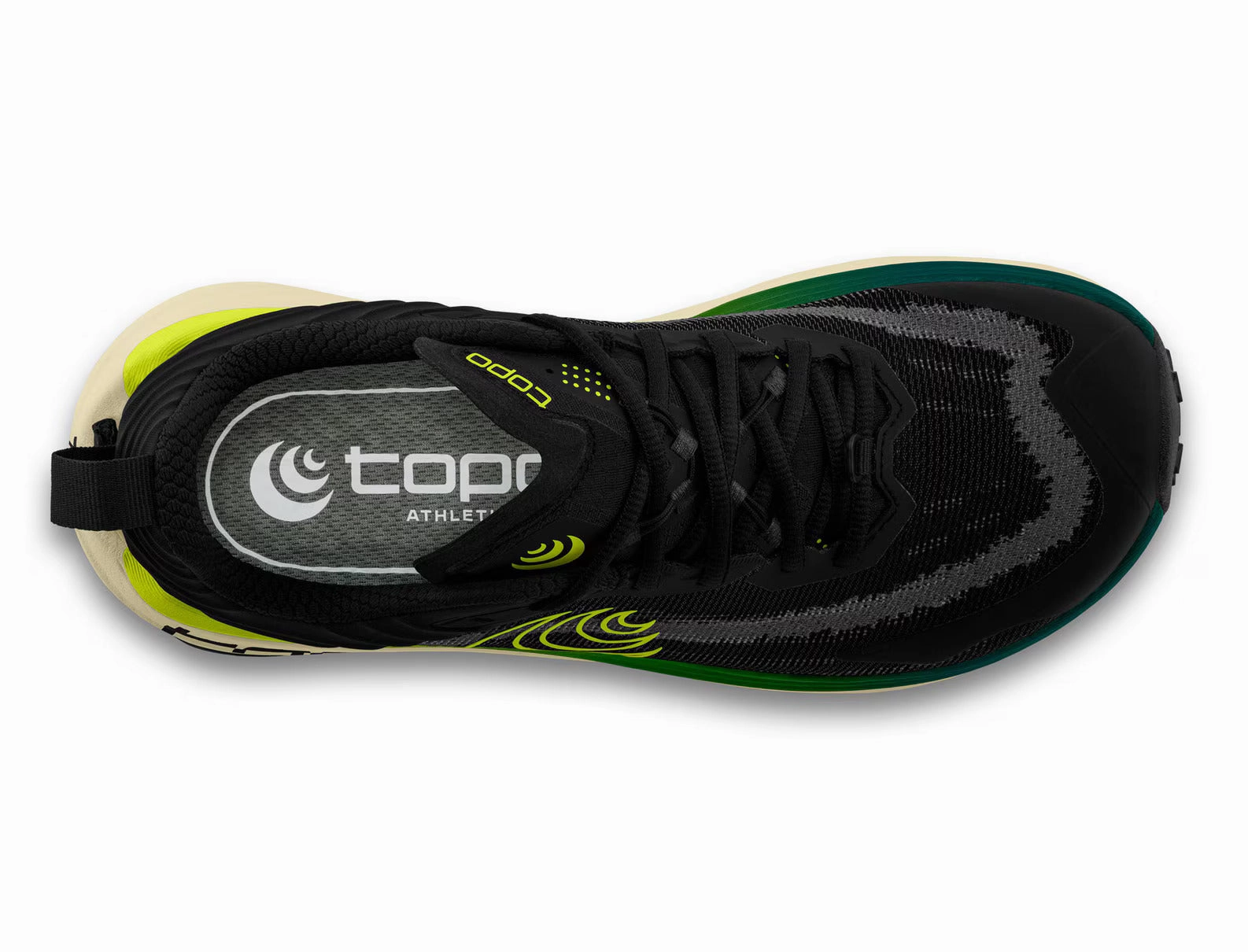 DurableZipper QuickRelease TOPO MENS VISTA WIDE - BLACK LIME