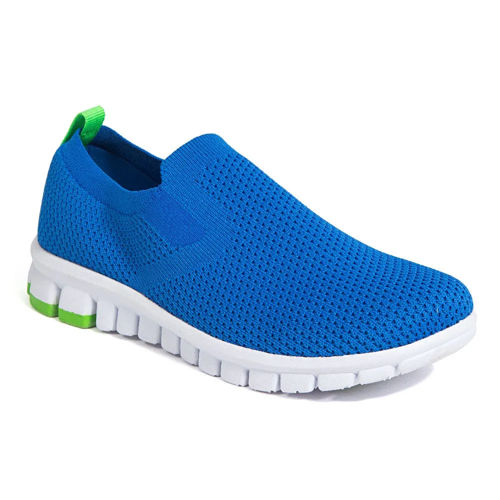 Water-resistant Kids' Eddy Jr. in Blue/Lime