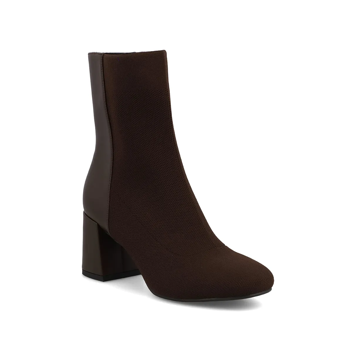 BRONWEN - CHOCOLATE Textile Rubberized Traction Lugs