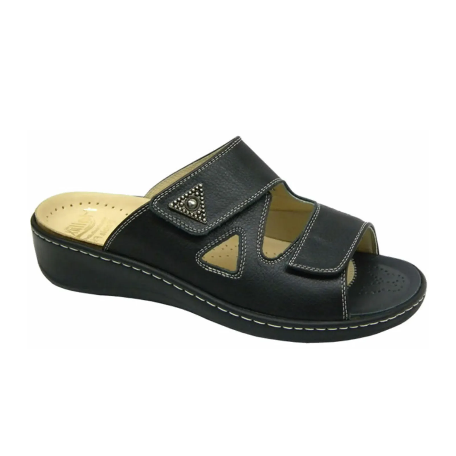 Mule Style Fidelio Hallux Slide Sandal (Women) - Black