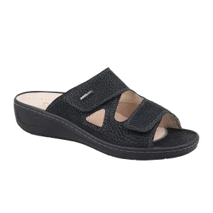Fidelio Linz Slide Sandal (Women) - Black Licenze Effortless Slip-Ons