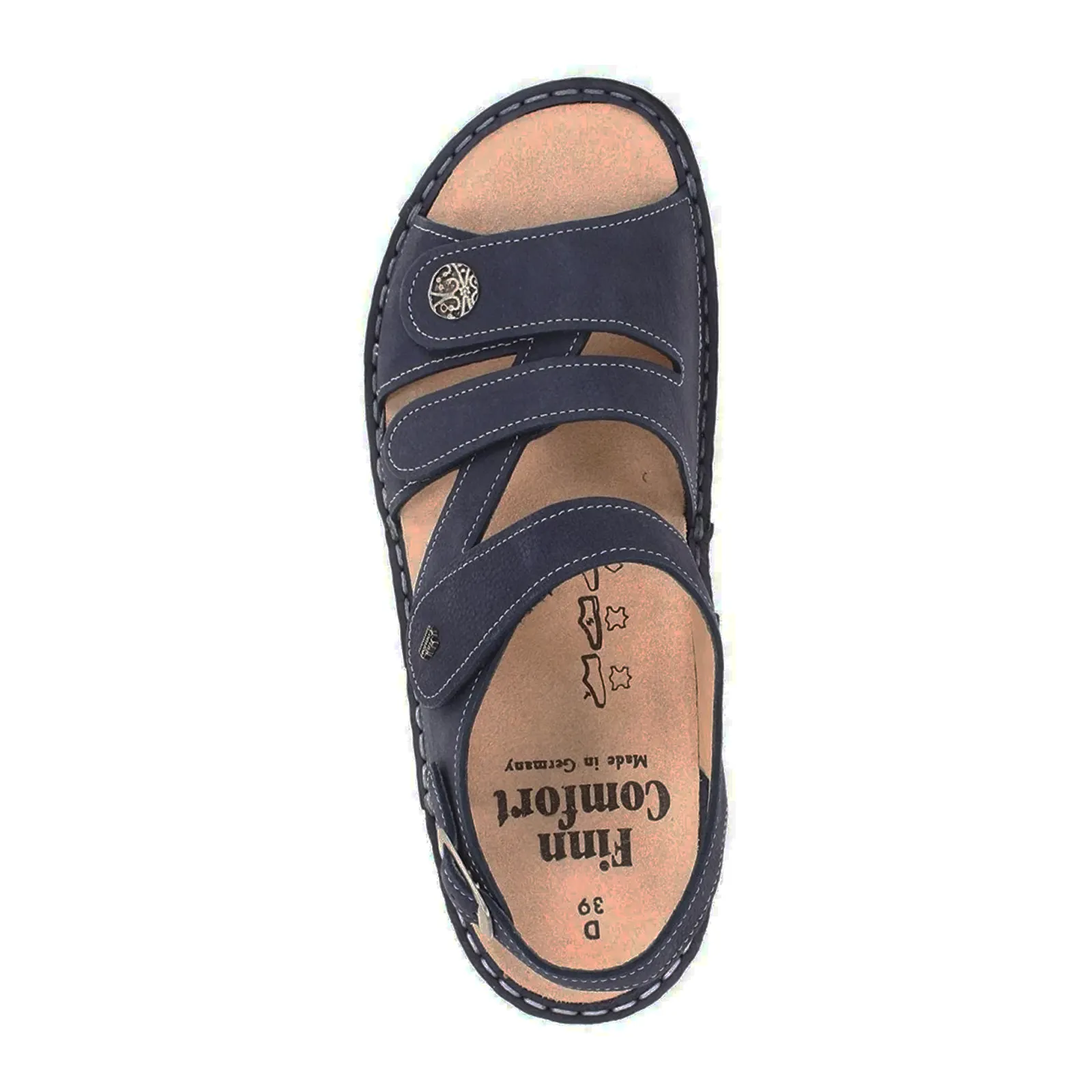 Relaxed Style Performance Fit Finn Comfort Gomera-S Backstrap Sandal (Women) - Lake Nubuk Vienna