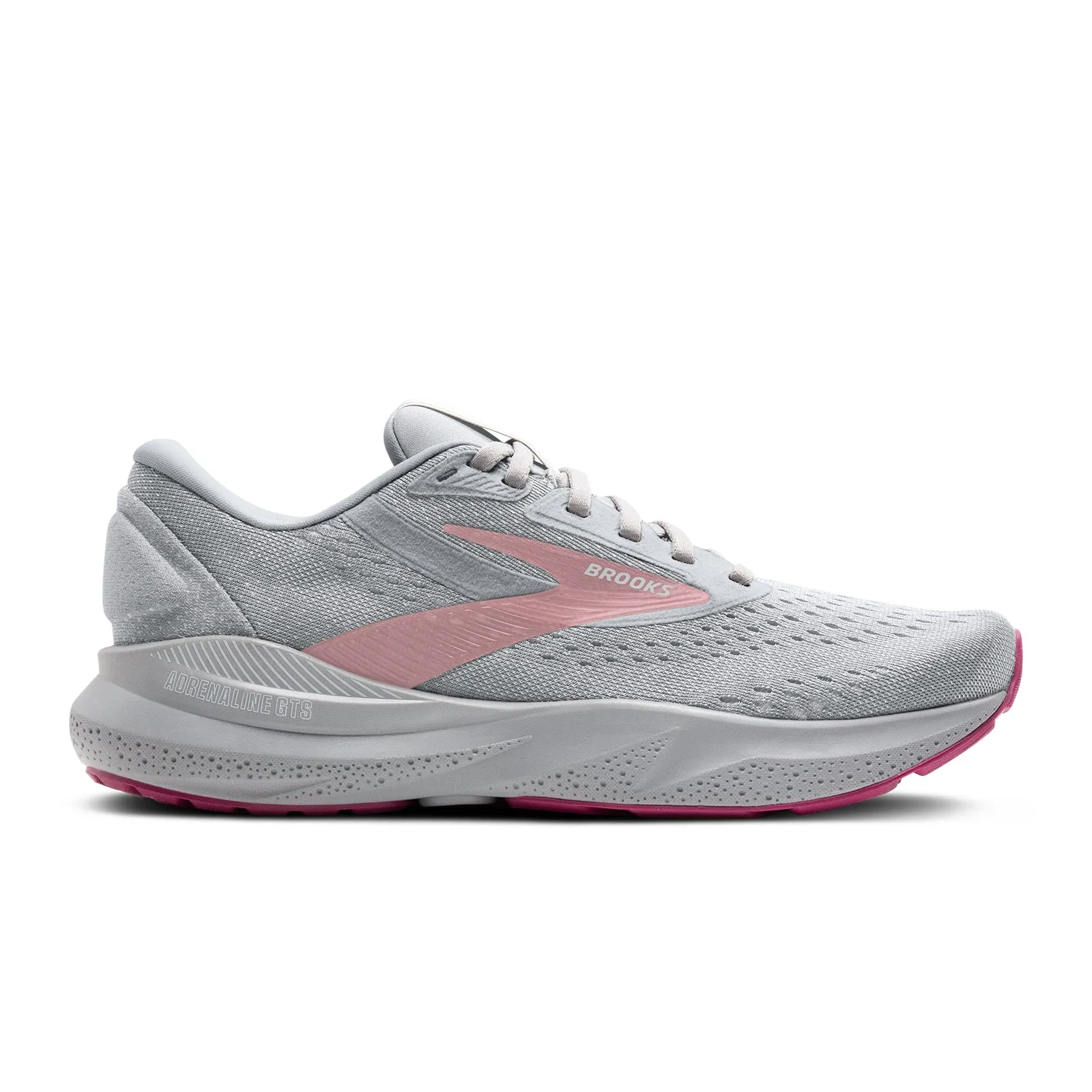 Stain Resistant Brooks Adrenaline GTS 24 Running Shoe (Women) - Alloy/White/Zephyr