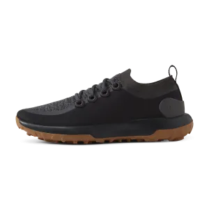 Women's Trail Runner - Natural Black (Rugged Khaki Sole) Traction Optimized Light