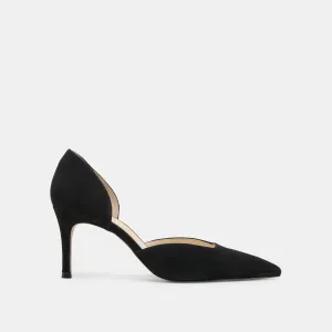 ELOY HEELS ONYX SUEDE Trend-setting arch Work Day