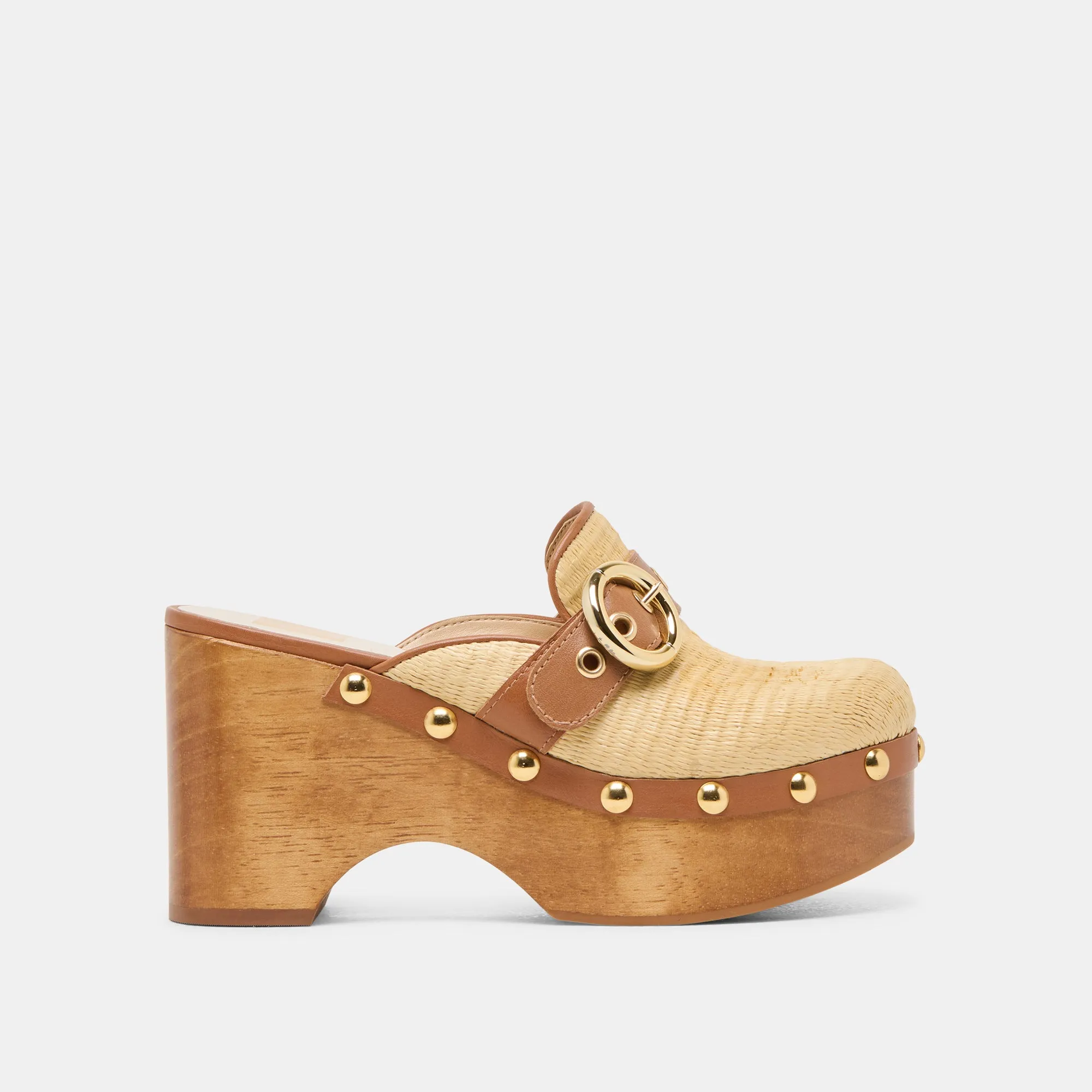 DEBRAH CLOGS LT NATURAL RAFFIA Cool Feet Indoor