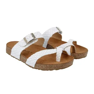 Haflinger Juno Sandal (Unisex) - Woven Blanco Quick Access