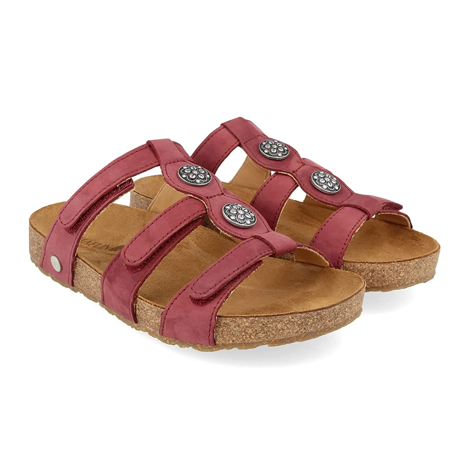 Haflinger Alice Slide Sandal (Women) - Burdeos Stylish Construction