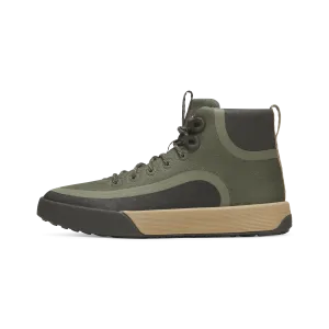 Men's Cruiser Mid Explore - Rustic Green (Hazy Beige Sole) Lace Free Fastenings