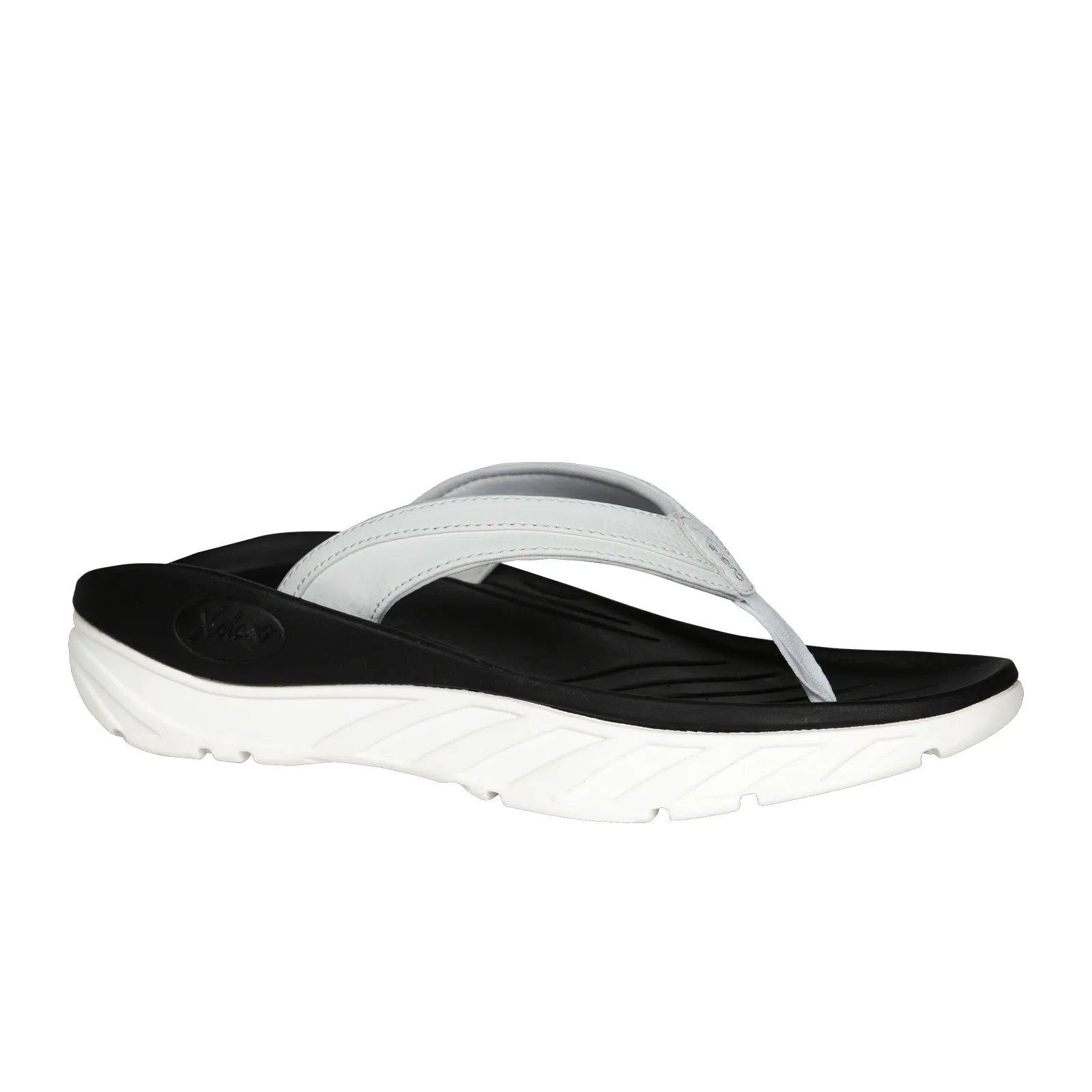 Xelero Tru Sandal (Women) - Snow/Onyx Comfortable Design Features Comfortable Durability