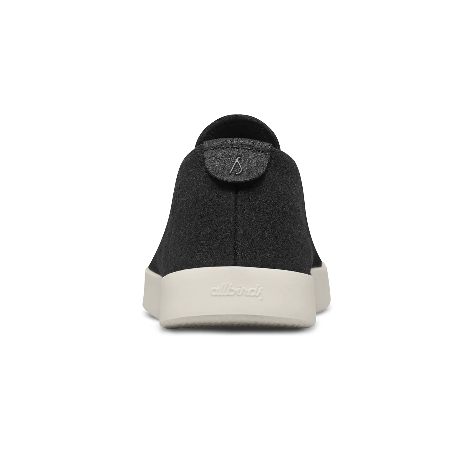 Thermoregulating Fabric basketball - style Men's Wool Lounger - True Black (Cream Sole)