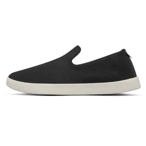 commuters Men's Wool Lounger - True Black (Cream Sole)