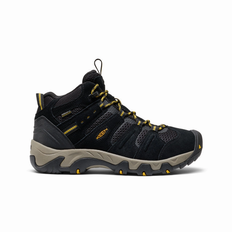 Men's Headout Waterproof Hiking Boot  |  Black/Lemon Curry Extreme Comfort Wide Sole